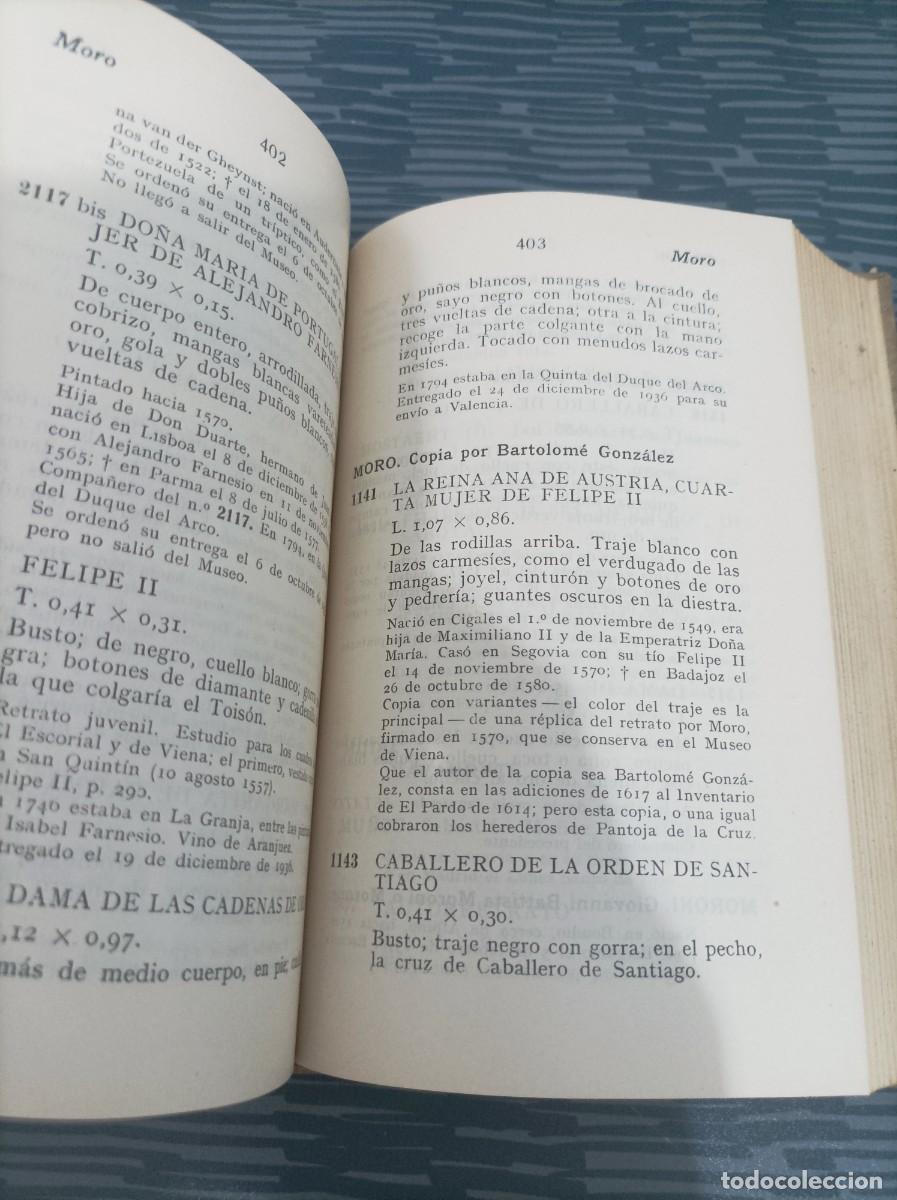 Libros de segunda mano: MUSEO DEL PRADO, CAT&Aacute;LOGO DE LOS CUADROS.MADRID,1942,876 PAG. - Foto 4