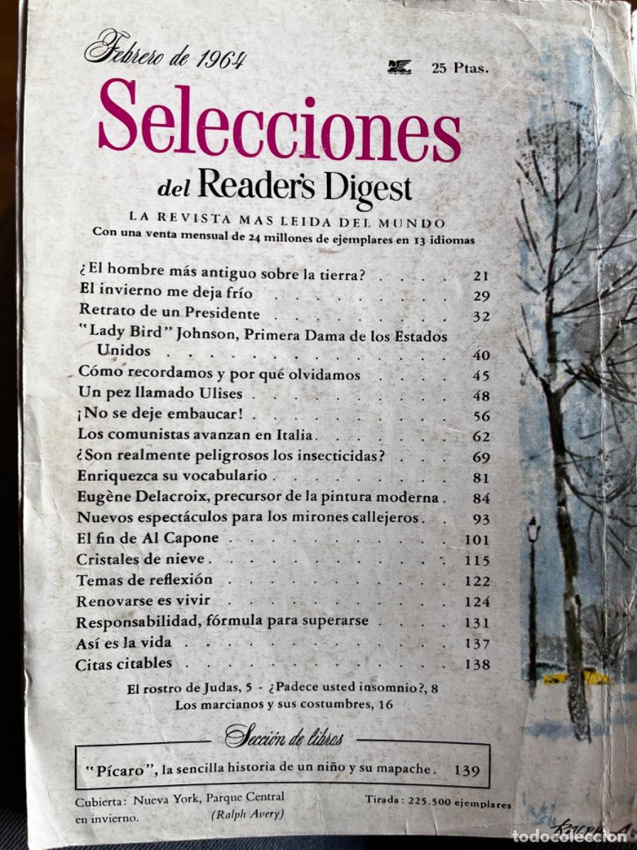 Libros de segunda mano: Selecciones del Reader&rsquo;s Digest Febrero de 1964 - Foto 2