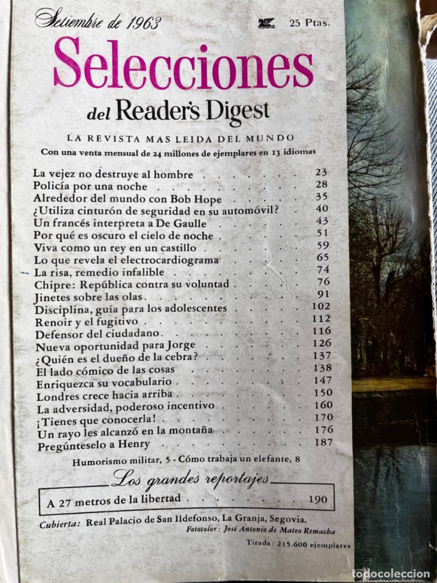Libros de segunda mano: Selecciones del Reader&rsquo;s Digest Julio de 1963 - Foto 2