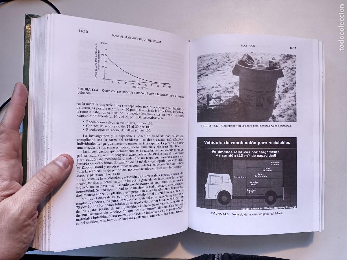 Libros de segunda mano: MANUAL McGRAW-HILL DE RECICLAJE - HERBERT F. LUND - 1996 - Foto 7