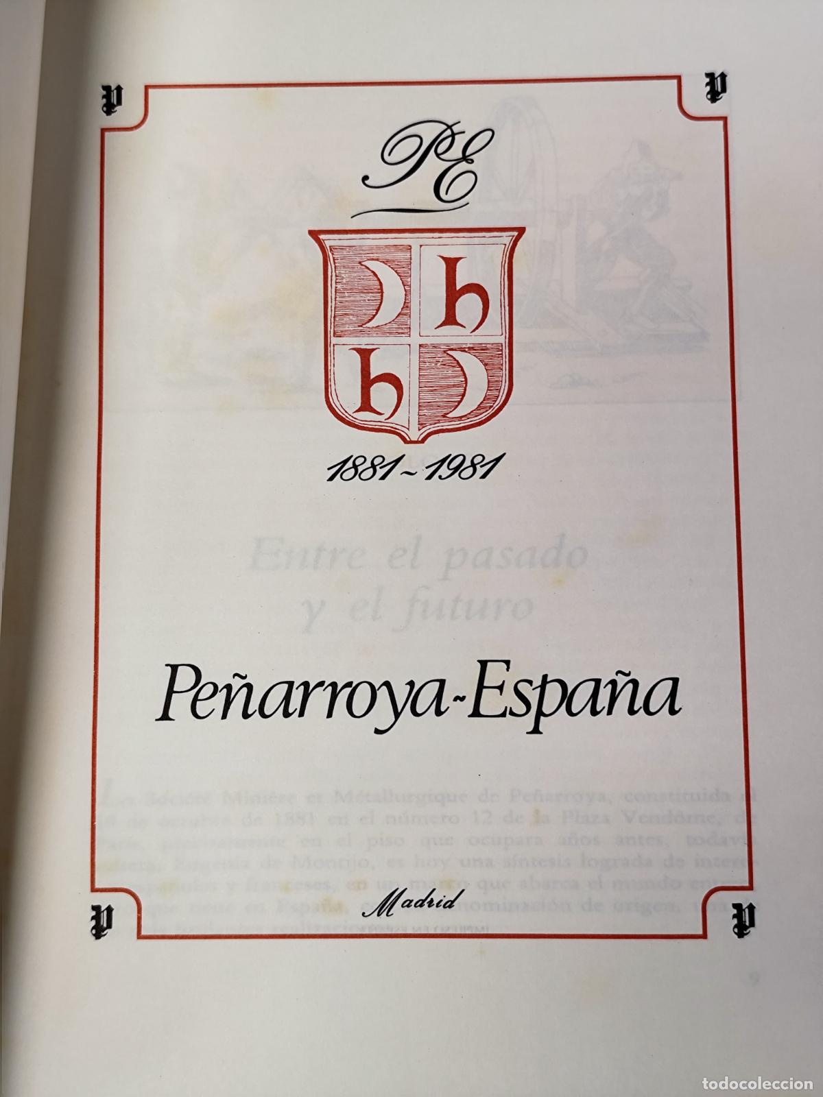 Libros de segunda mano: LIBRO DEL CENTENARIO. PE&Ntilde;ARROYA-ESPA&Ntilde;A 1881-1981 - Foto 10