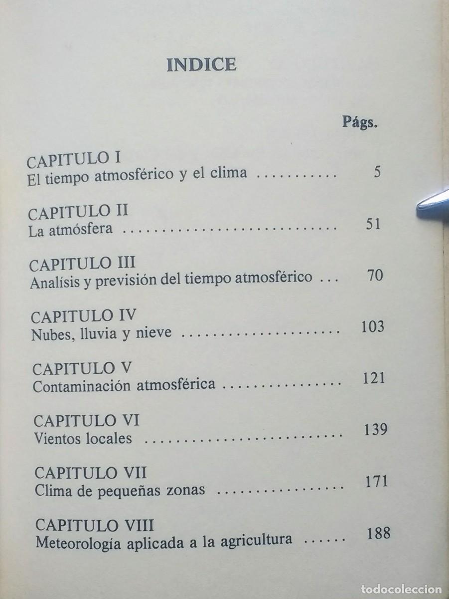 Libros de segunda mano: METEOROLOGIA. MANUAL PRACTICO - ANTONIO NAYA. - Foto 2