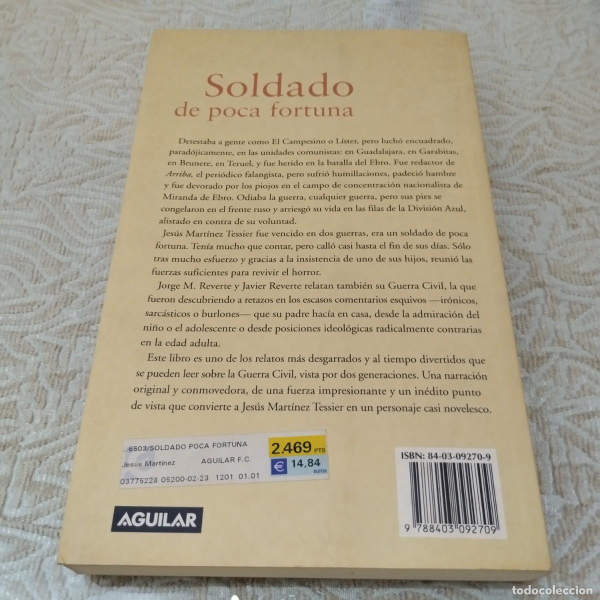 Libros de segunda mano: Soldado de poca fortuna - Foto 2