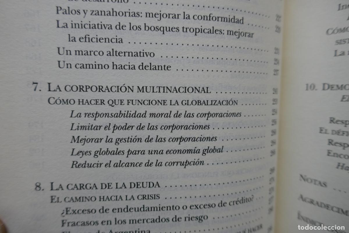 Libros de segunda mano: C&oacute;mo hacer que funcione la globalizaci&oacute;n. Joseph E. Stiglitz - Foto 16