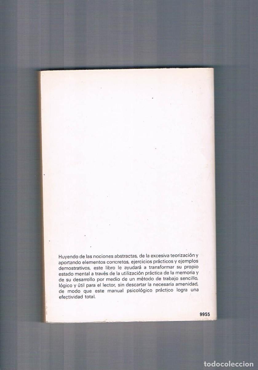 Libros de segunda mano: Como desarrollar la memoria Lucy Lowar Editorial de Vecchi 1981 - Foto 2