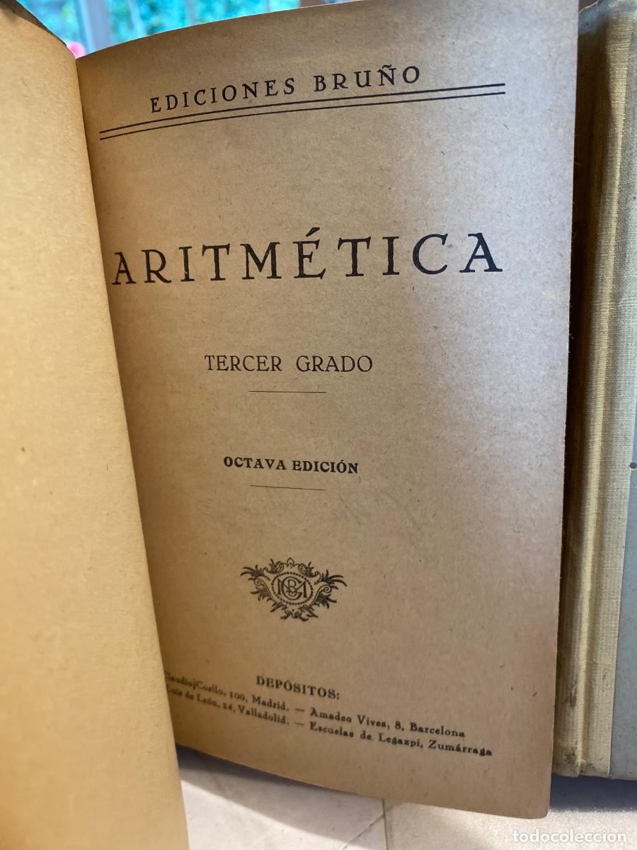 Libros de segunda mano: TRATADO DE ARITMETICA EDICIONES NRU&Ntilde;O 2&ordm; Y TERCER GRADO - Foto 2