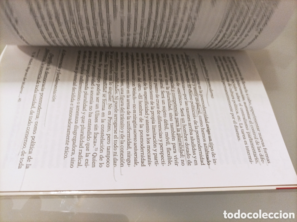 Libros de segunda mano: Diego Bermejo - Posmodernidad, pluralidad y transversalidad - Foto 6