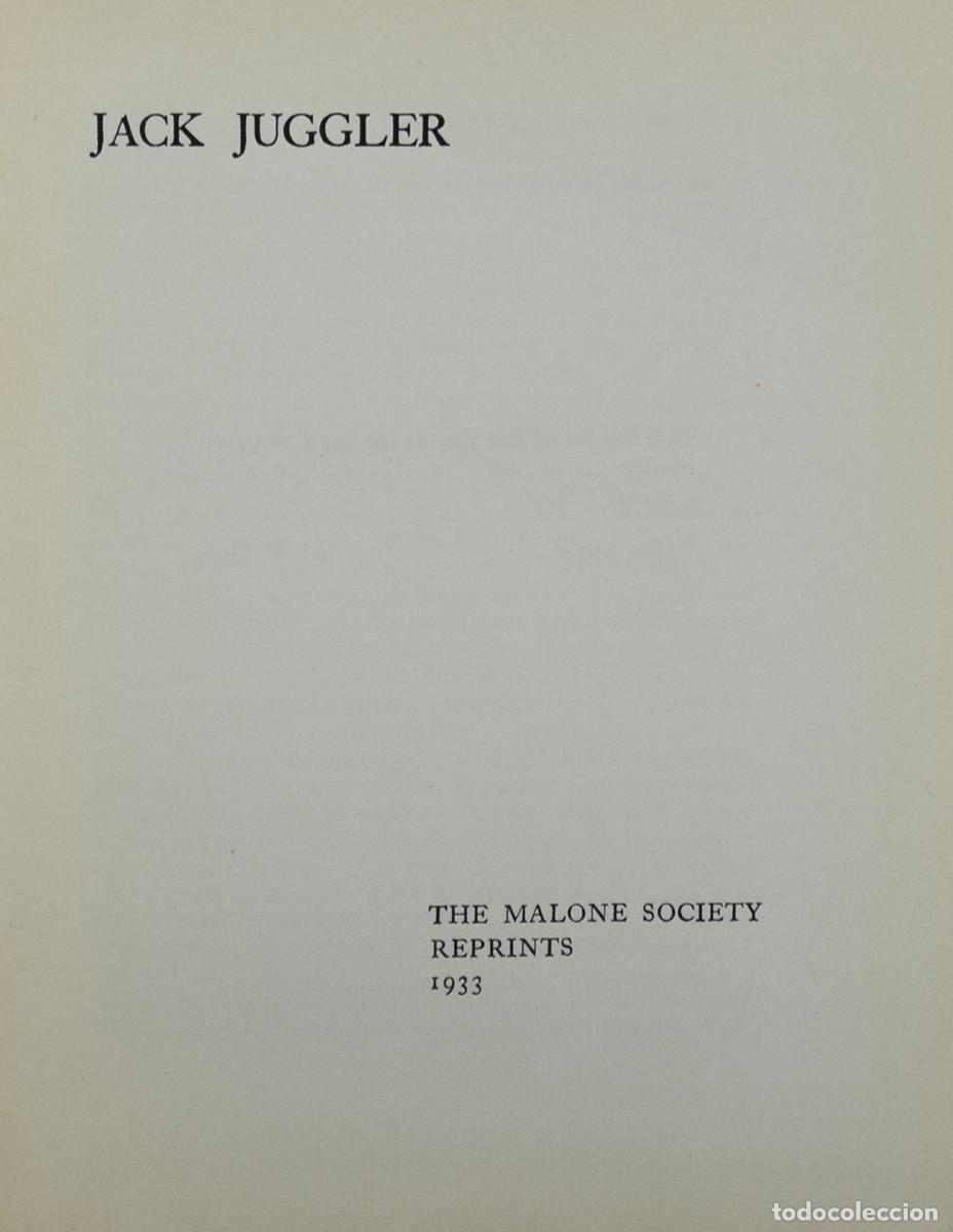 Libros de segunda mano: JACK JUGGLER - An&oacute;nimo - Foto 1