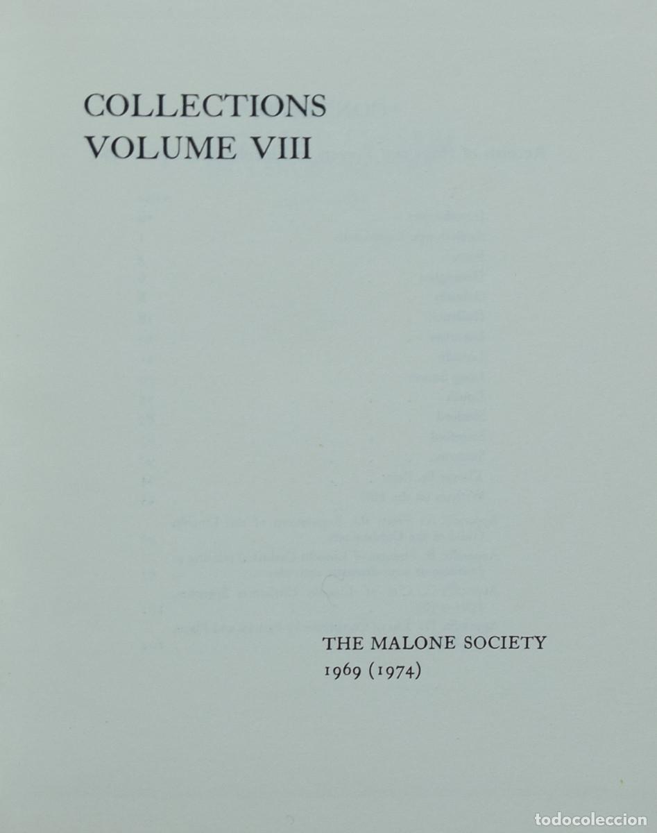 Libros de segunda mano: COLLECTIONS VOLUME VIII - An&oacute;nimo - Foto 1