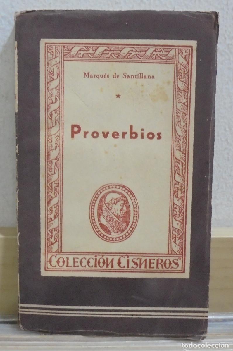 Libros de segunda mano: Proverbios. Marques de Santillana - Foto 1
