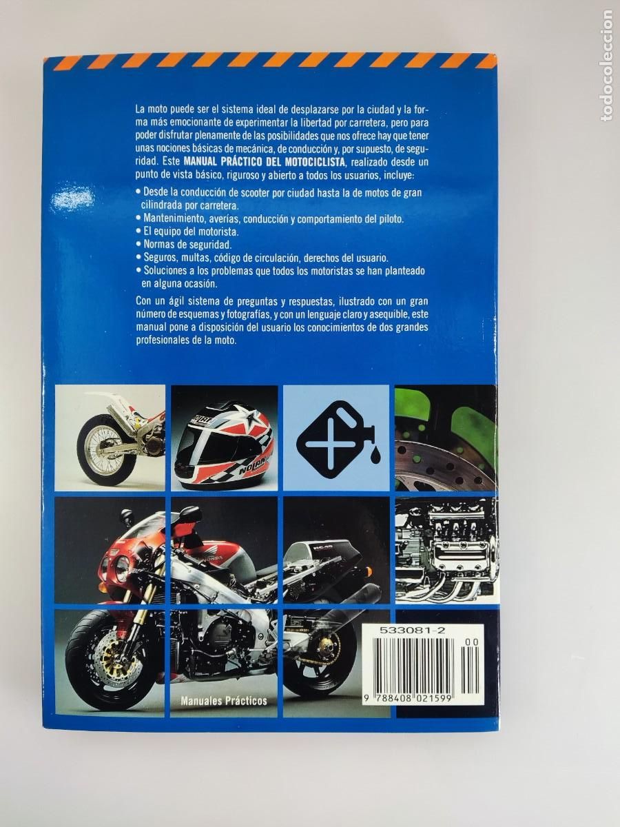 Libros de segunda mano: MANUAL PR&Aacute;CTICO DEL MOTOCICLISTA / DANI AMATRIAIN / 1997. PLANETA - Foto 4