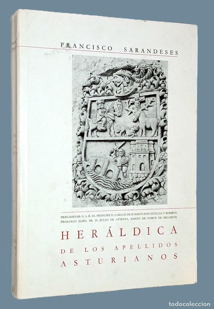 Libros de segunda mano: HER&Aacute;LDICA DE LOS APELLIDOS ASTURIANOS - Foto 1