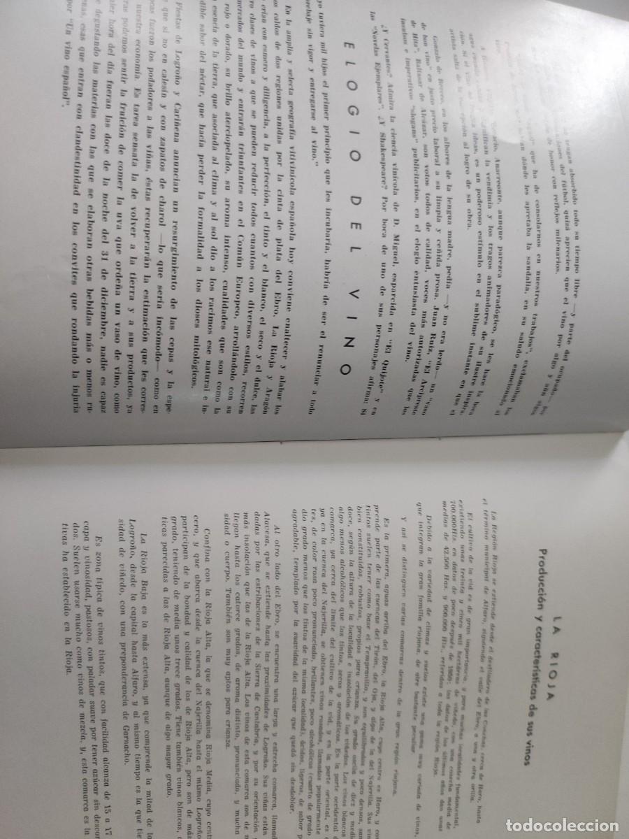 Libros de segunda mano: El vino. Zaragoza. Cat&aacute;logo. - Foto 5