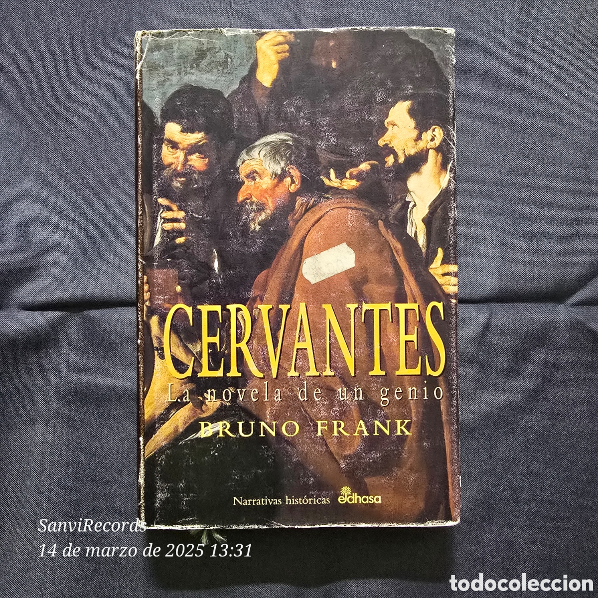 Libros de segunda mano: CERVANTES, LA NOVELA DE UN GENIO (BRUNO FRANK) (EDHASA) - Foto 1
