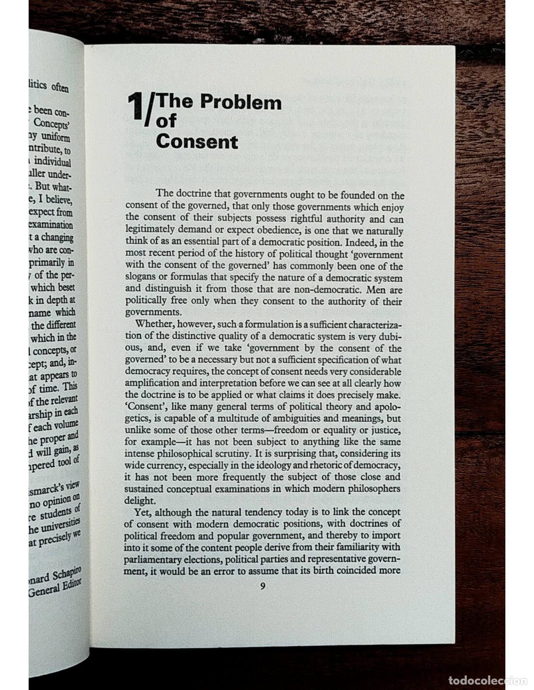 Libros de segunda mano: CONSENT & CONSENSUS. PARTRIDGE, P. H. Macmillan. 1971. - Foto 4