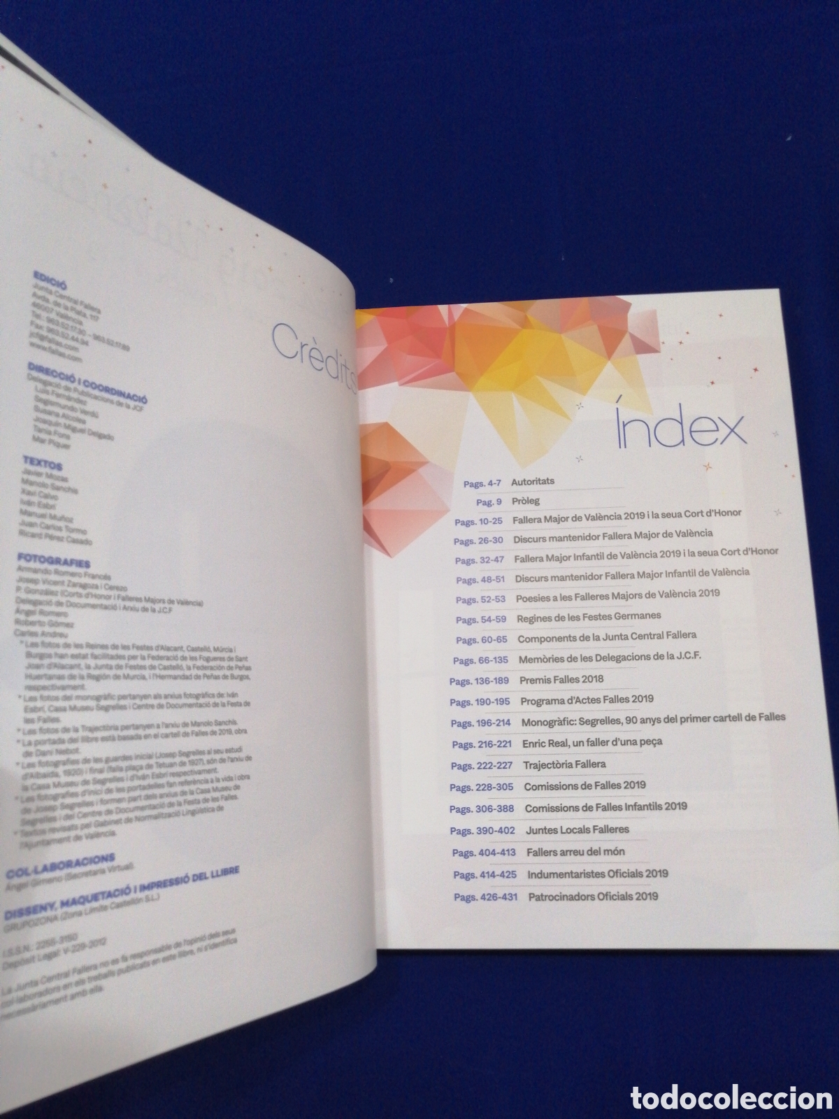 Libros de segunda mano: FALLES 2019 - LLIBRE FALLER 2019 IDIOMA VALENCIANO - Foto 3