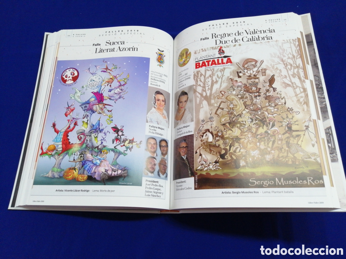 Libros de segunda mano: FALLES 2019 - LLIBRE FALLER 2019 IDIOMA VALENCIANO - Foto 6