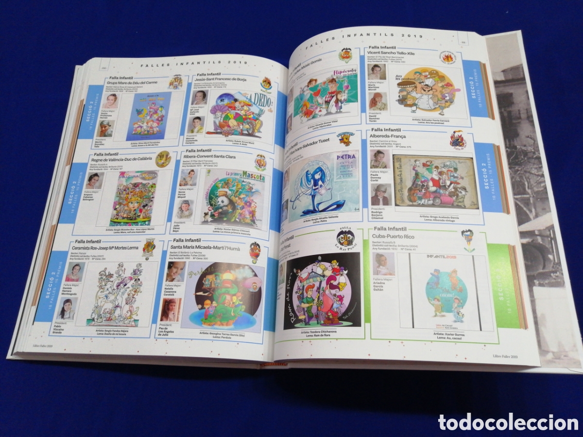Libros de segunda mano: FALLES 2019 - LLIBRE FALLER 2019 IDIOMA VALENCIANO - Foto 8