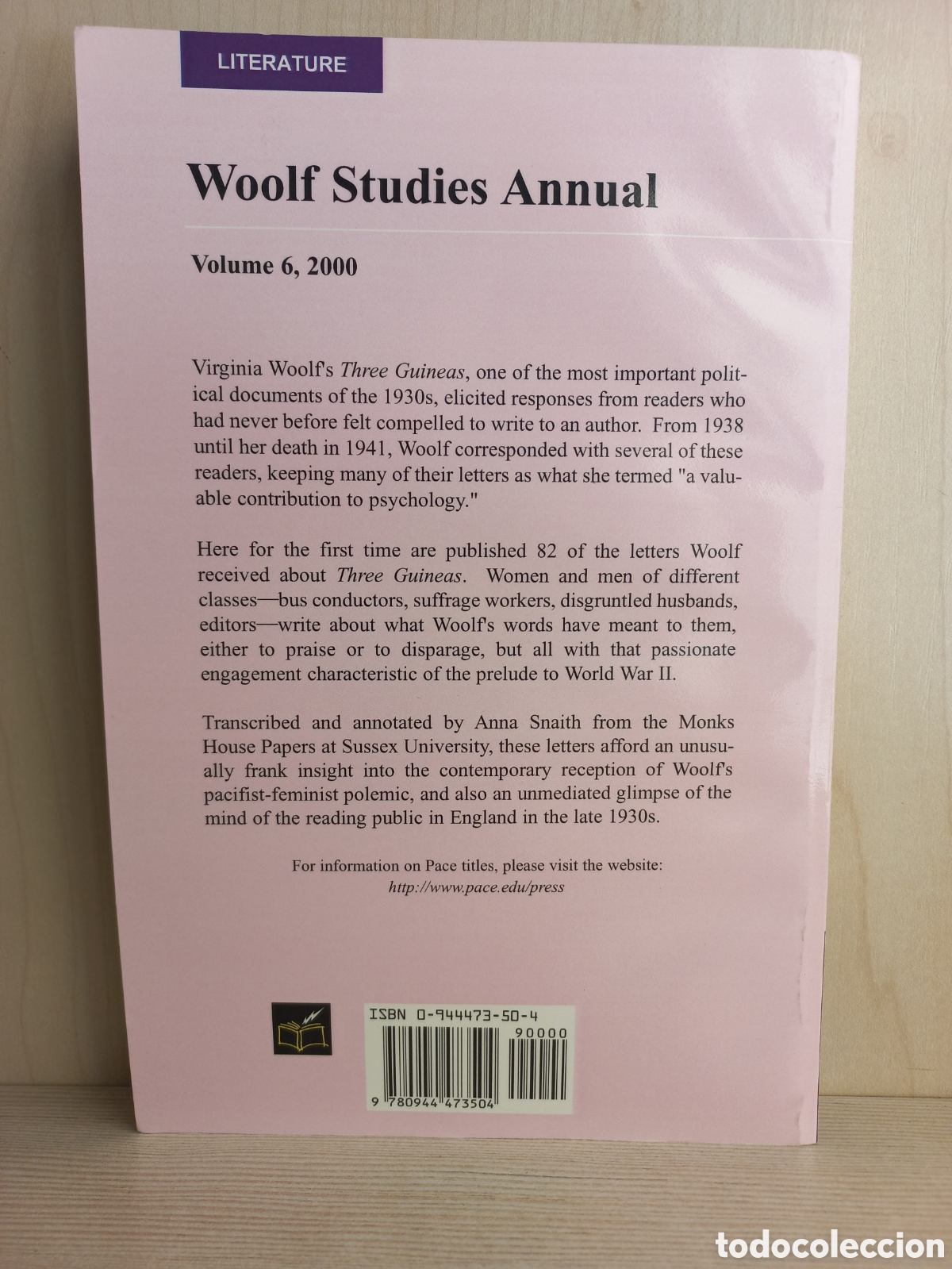 Libros de segunda mano: Virginia Woolf. Studies Annual 6. Pace University Press, 2000. - Foto 3