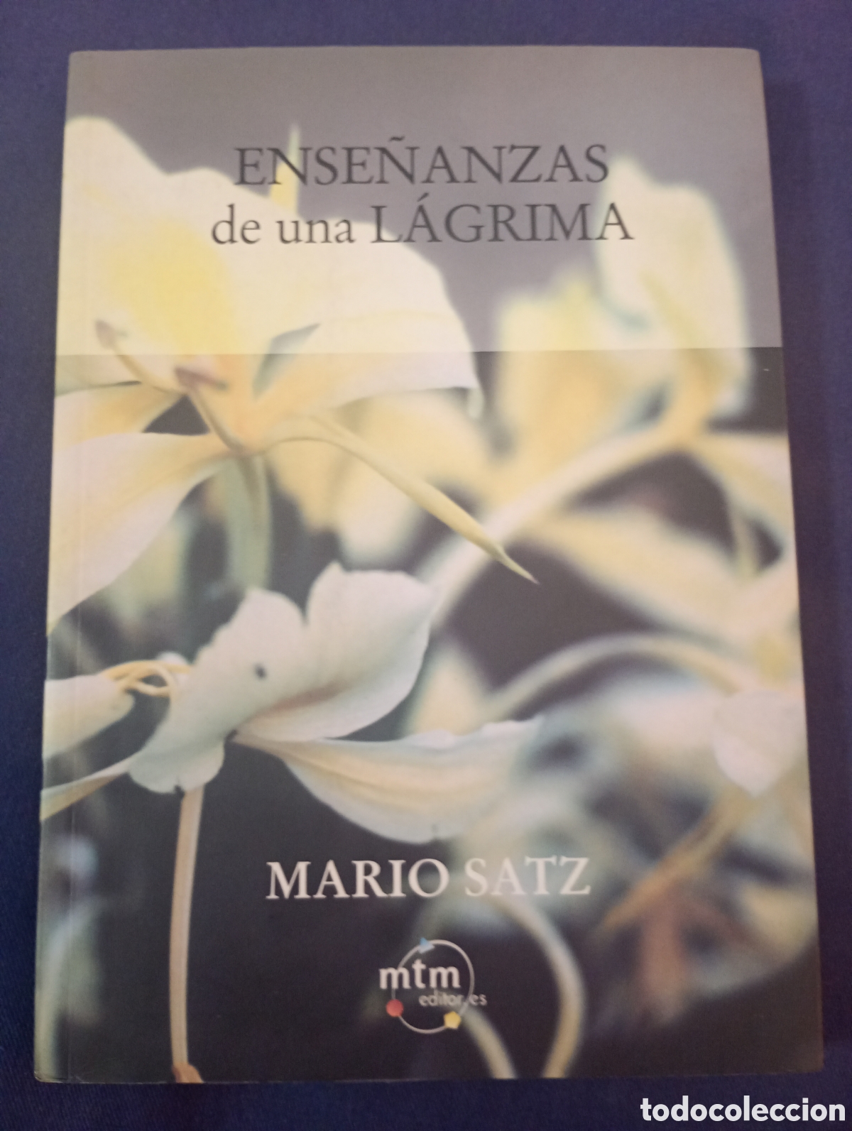 Libros de segunda mano: Mario Satz . Ense&ntilde;anzas de una lagrima . mtm editor - Foto 1
