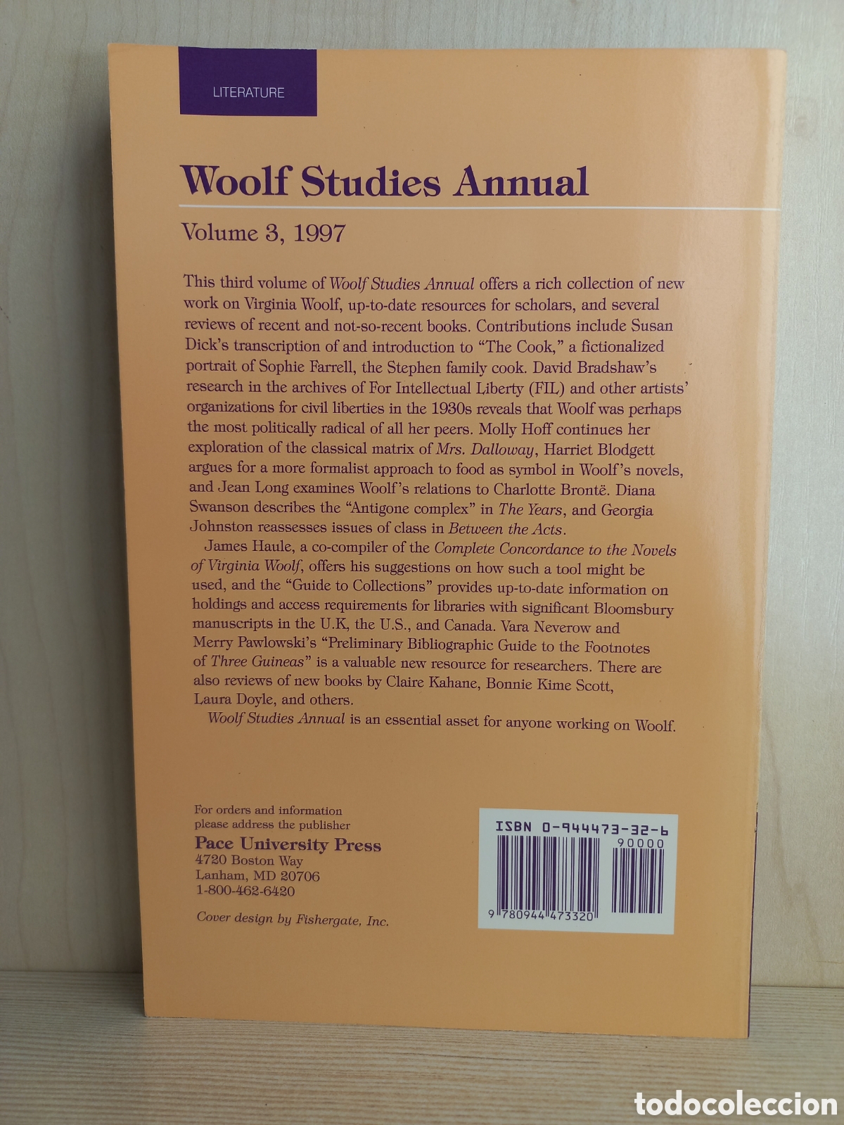 Libros de segunda mano: Virginia Woolf. Studies Annual 3. Pace University Press, 1997. - Foto 3