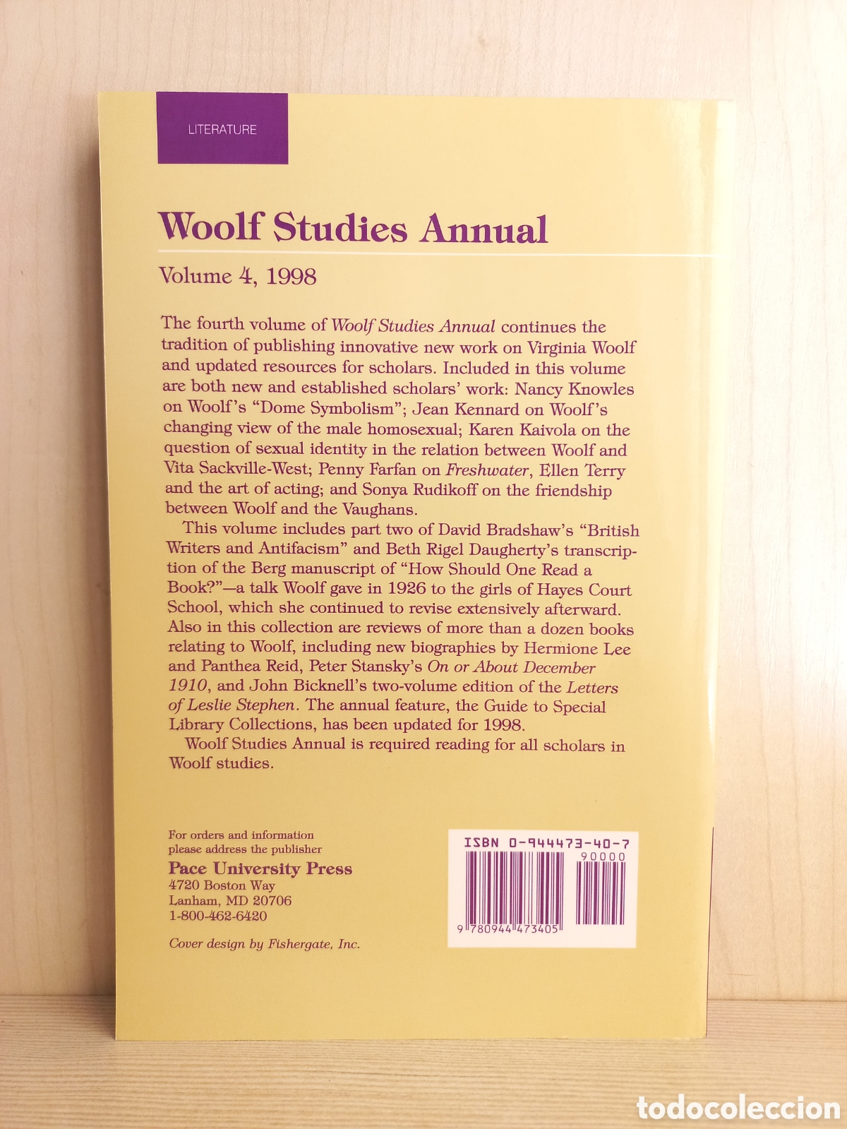 Libros de segunda mano: Virginia Woolf. Studies Annual 4. Pace University Press, 1998. - Foto 3
