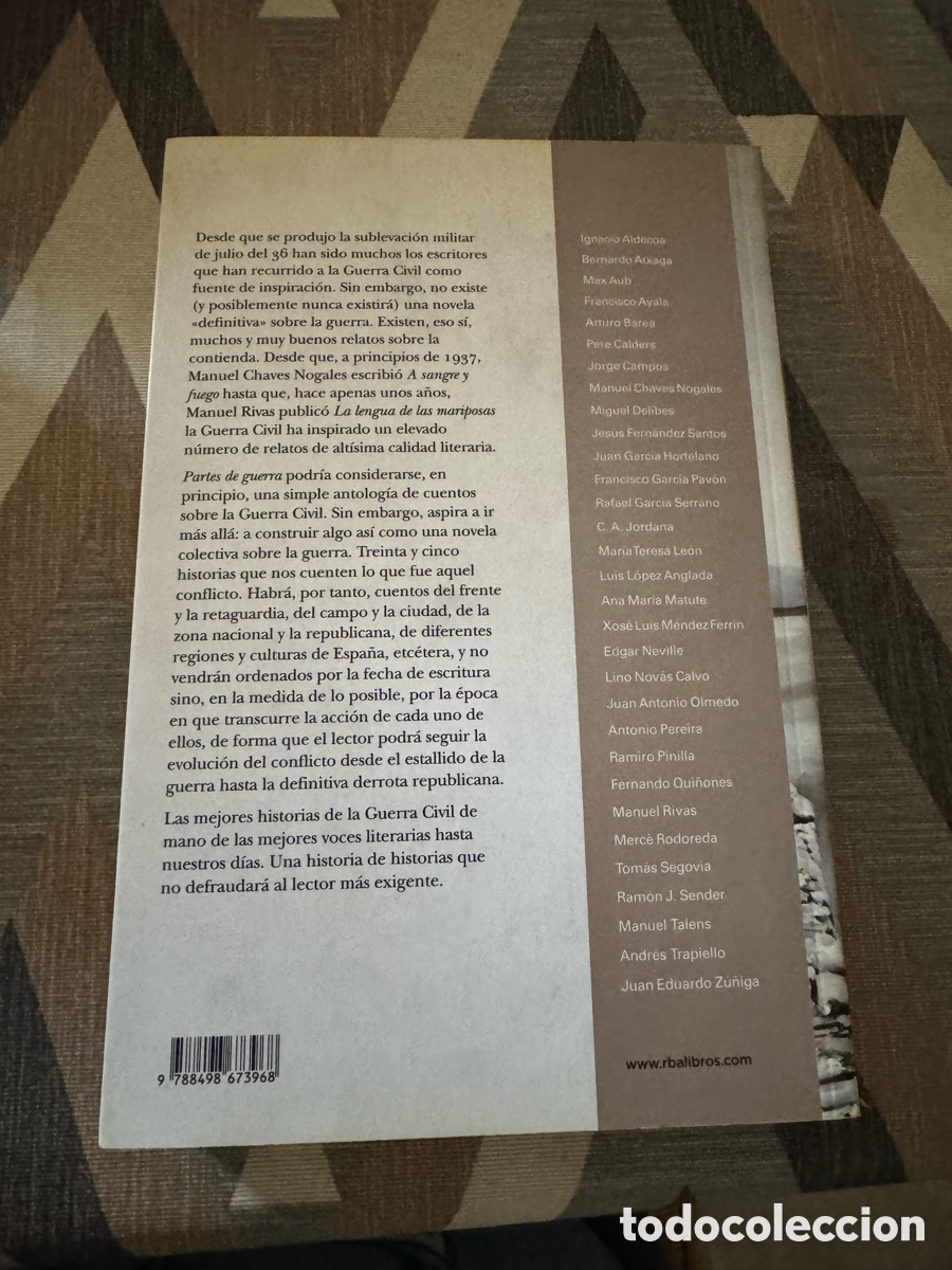 Libros de segunda mano: Libro &ldquo;Partes de guerra&rdquo; - Foto 3