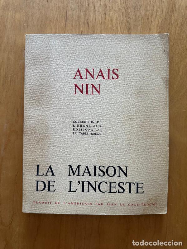 Libros de segunda mano: La maison de linceste - Nin Anais - Foto 1