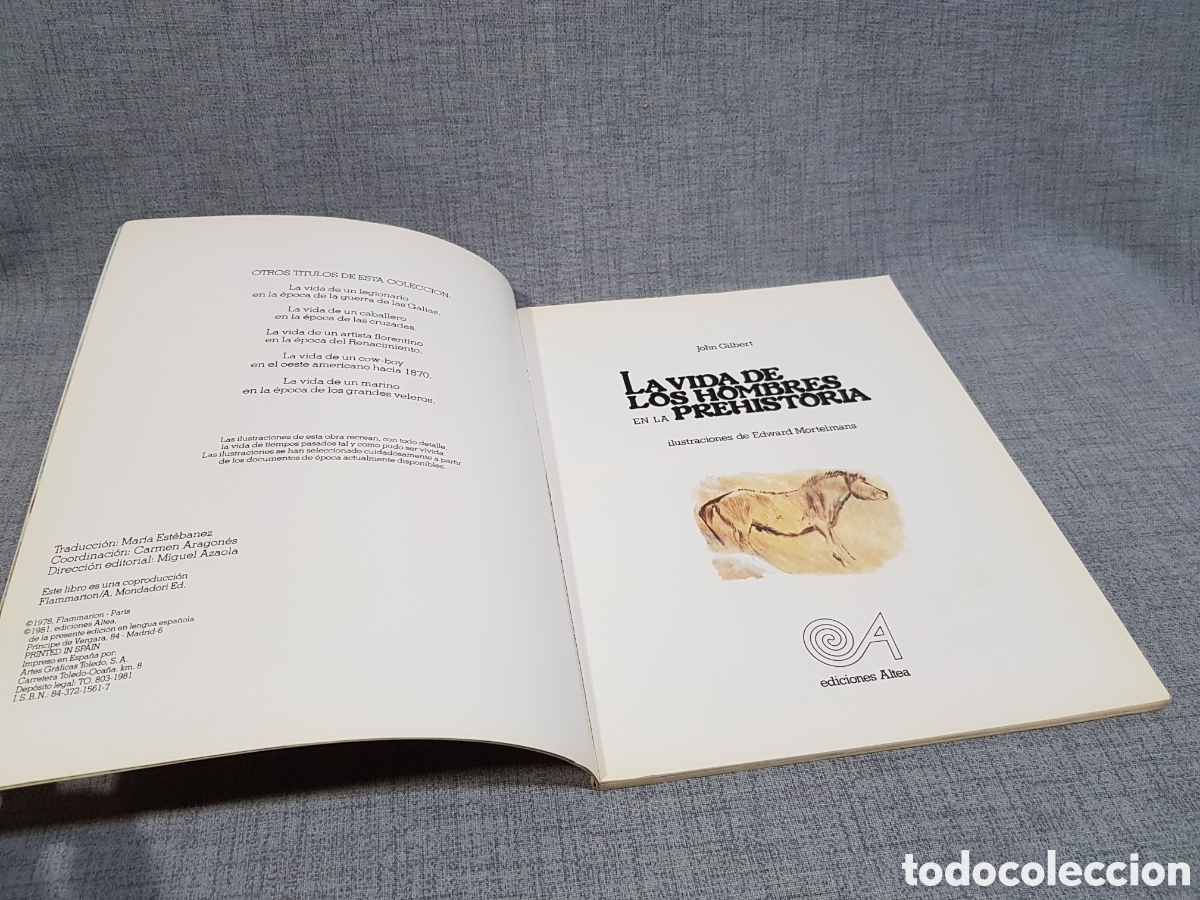 Libros de segunda mano: LA VIDA DE LOS HOMBRES EN LA PREHISTORIA. EDICIONES ALTEA. A&Ntilde;O 1981 - Foto 14