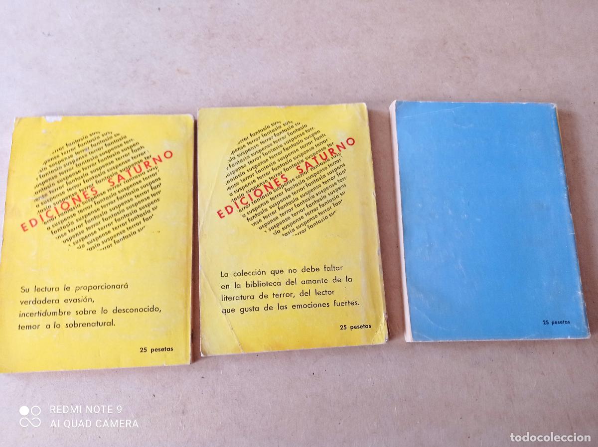 Libros de segunda mano: LOTE DE 3 EJEMPLARES. COLECCION TERRORIFIC. ED. SATURNO. NUM. 3,6 Y 7. - Foto 3