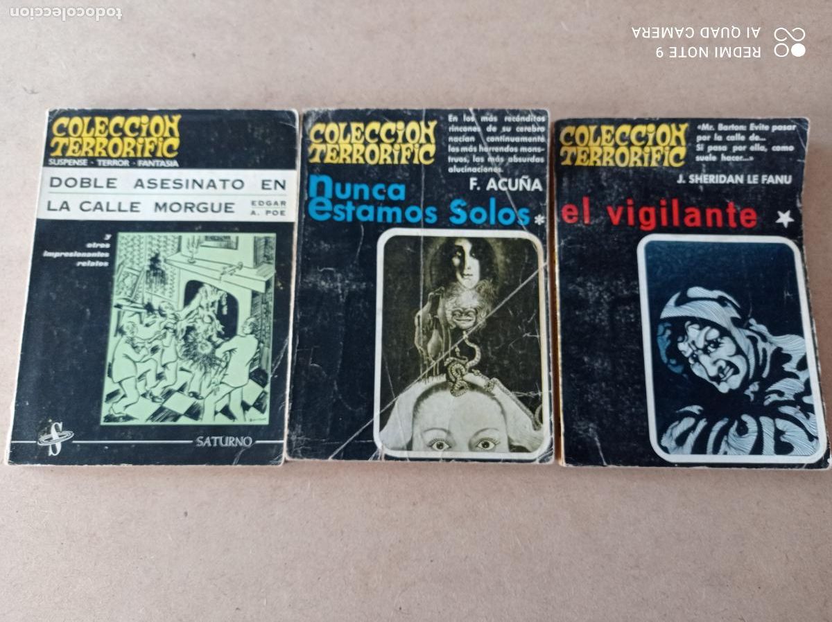 Libros de segunda mano: LOTE DE 3 EJEMPLARES. COLECCION TERRORIFIC. ED. SATURNO. NUM. 3,6 Y 7. - Foto 1