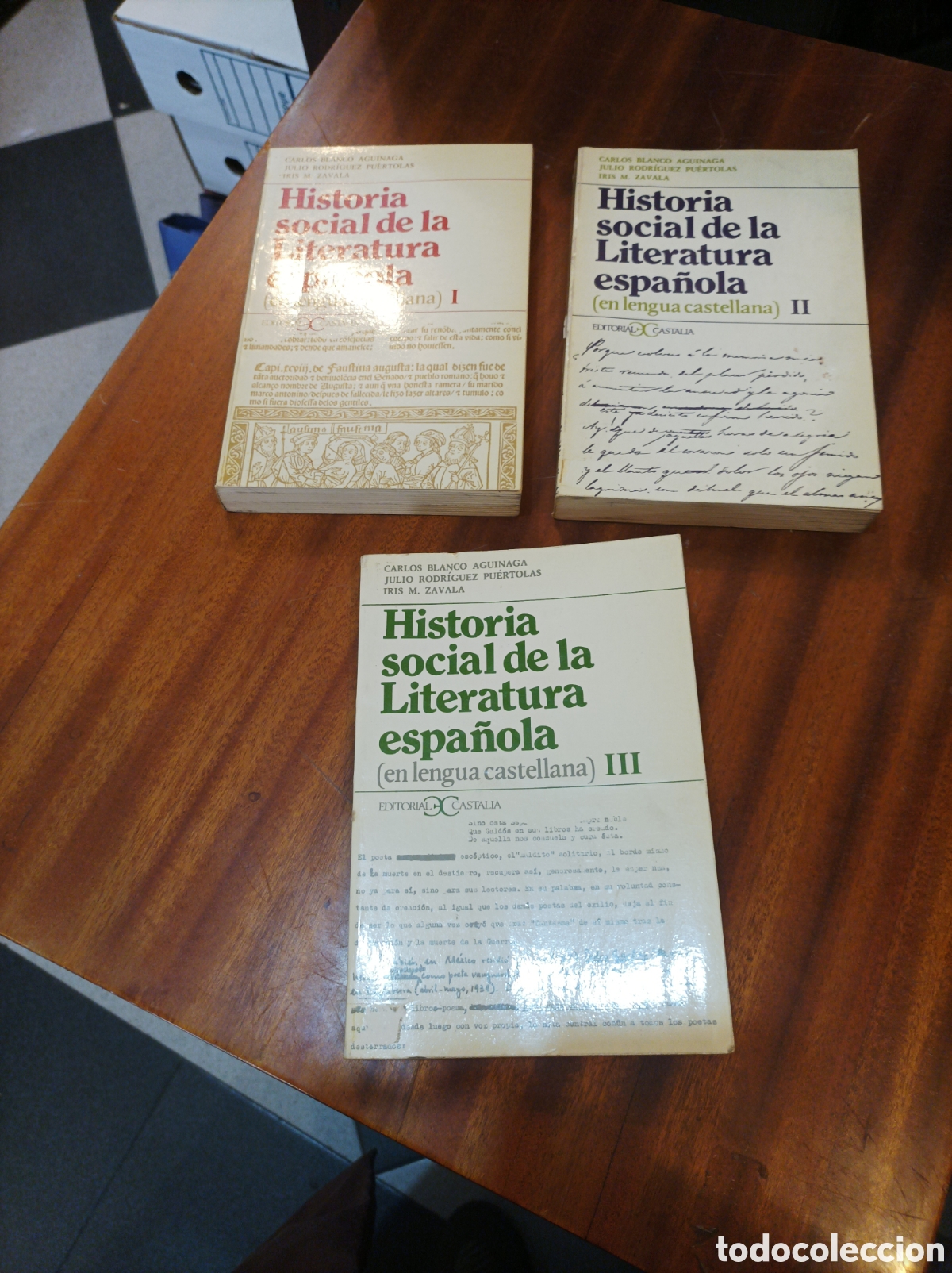 Libri di seconda mano: HISTORIA SOCIAL DE LA LITERATURA ESPA&Ntilde;OLA (EN LENGUA CASTELLANA) TOMOSI,II,III EDICI&Oacute;N 1978