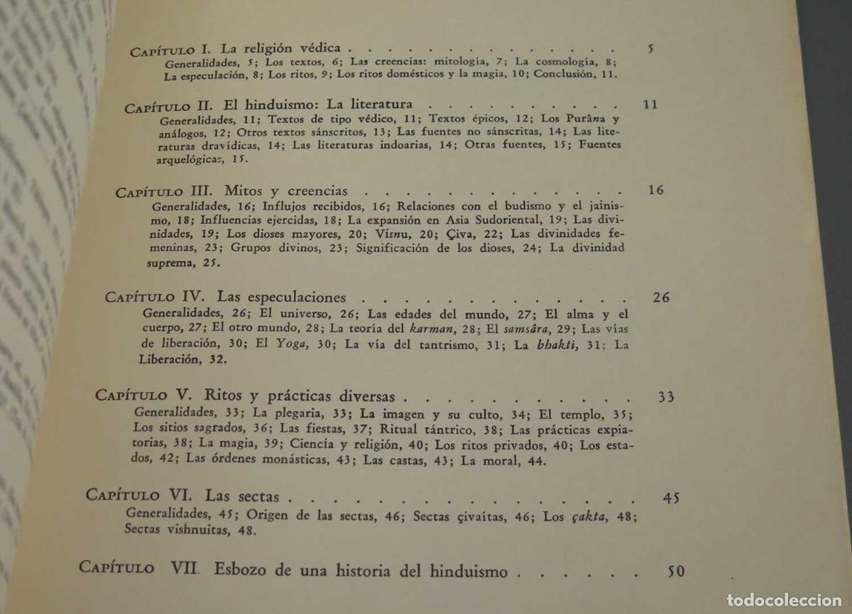 Libros de segunda mano: L. RENOU EL HINDUISMO - Foto 2