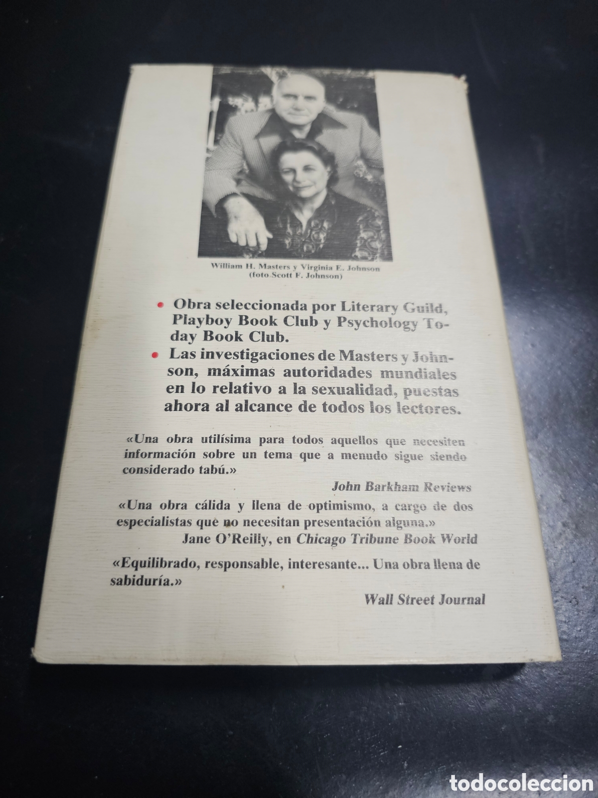 Libros de segunda mano: EL VINCULO DEL PLACER - WILLIAM H. MASTERS - VIRGINIA E. JOHNSON - EDICIONES GRIJALBO - - Foto 2