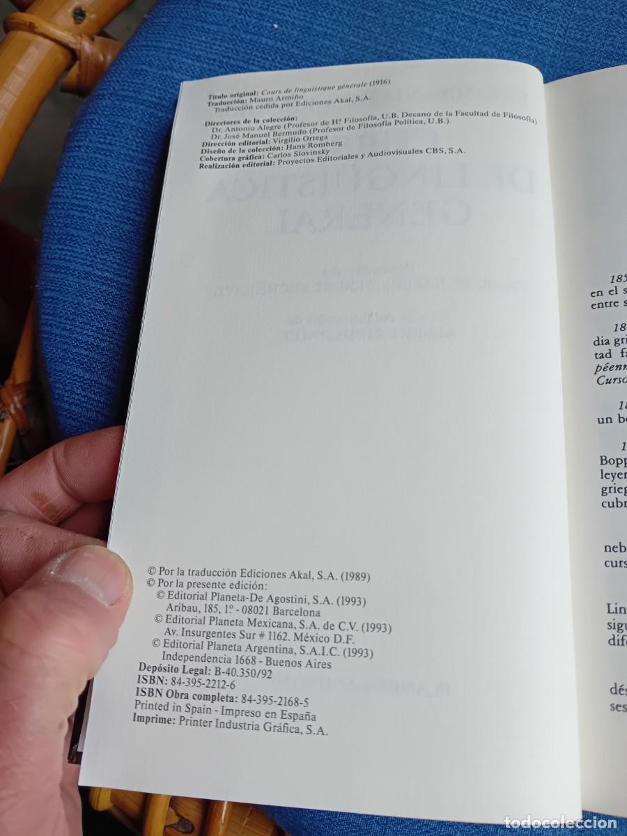 Libros de segunda mano: Ferdinand de Saussure, curso de ling&uuml;&iacute;stica general - Foto 2