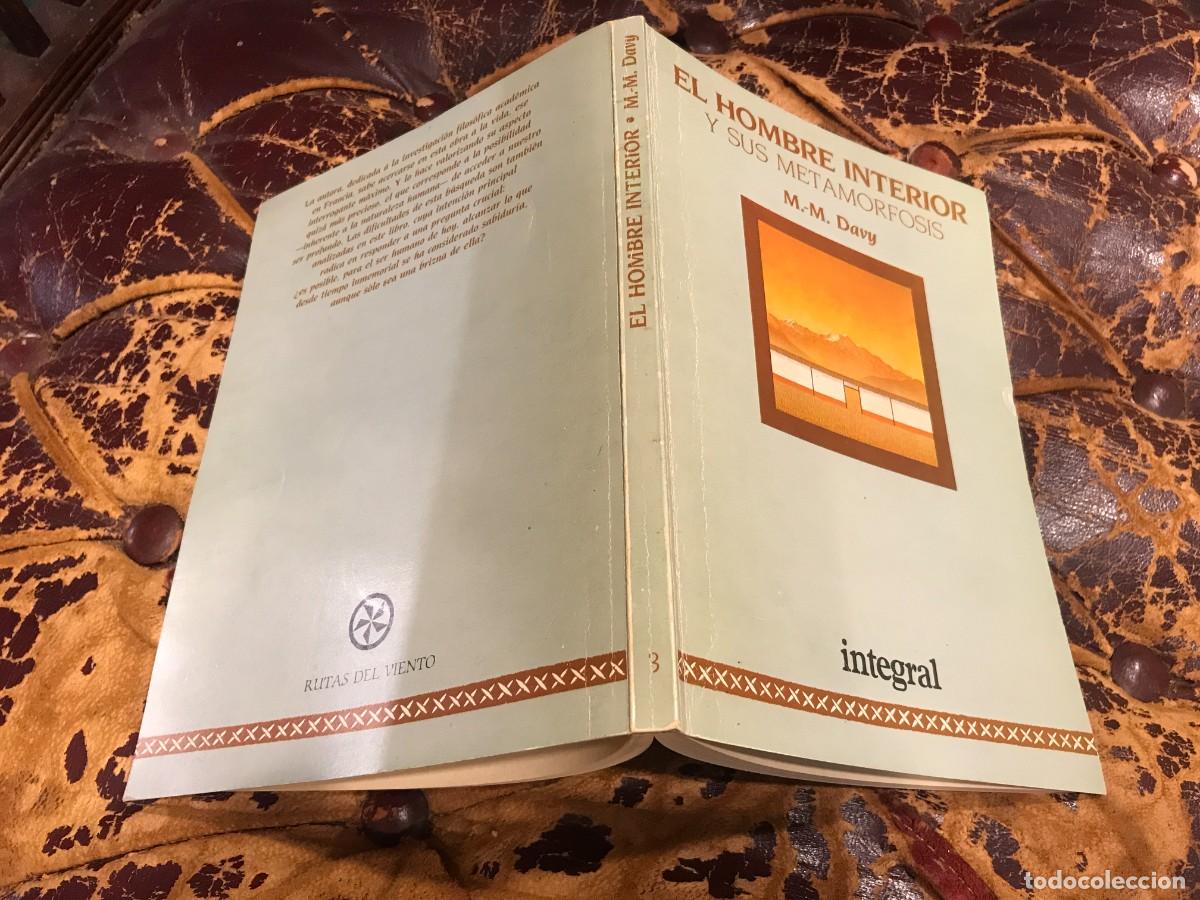 Livres d'occasion: M.M. DAVY. EL HOMBRE INTERIOR Y SUS METAMORFOSIS. 1985