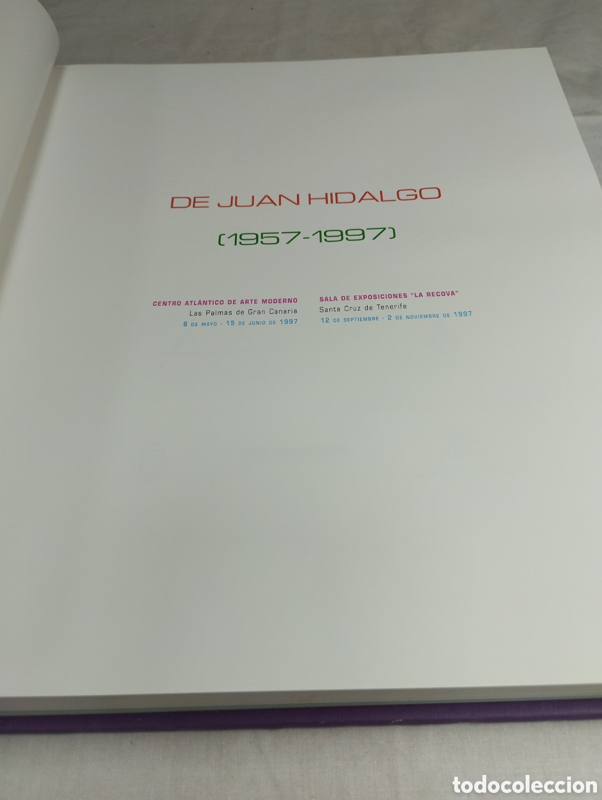 Libros de segunda mano: Juan Hidalgo (1956-1997). - Foto 2