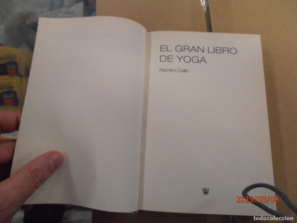 Libros de segunda mano: El gran libro de yoga - Ramiro Calle - Foto 2