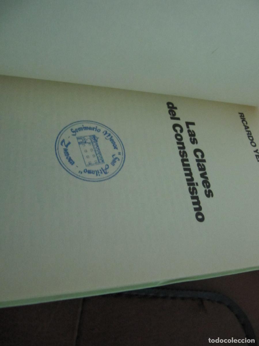 Libros de segunda mano: LAS CLAVES DEL CONSUMISMO RICARDO YEPES - Foto 2