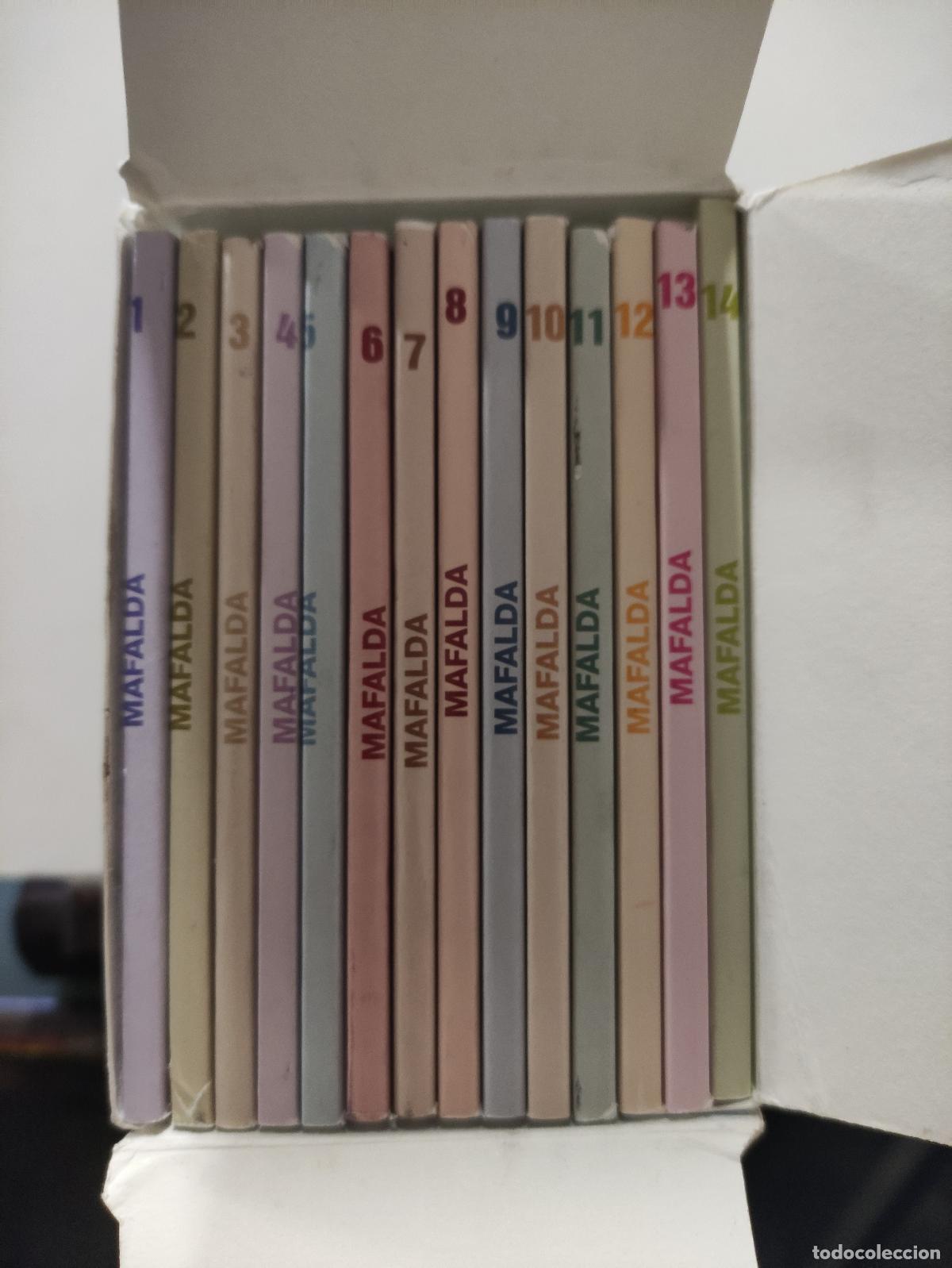 Libros de segunda mano: MAFALDA - OBRA COMPLETA - 14 LIBROS - QUINO - Foto 3
