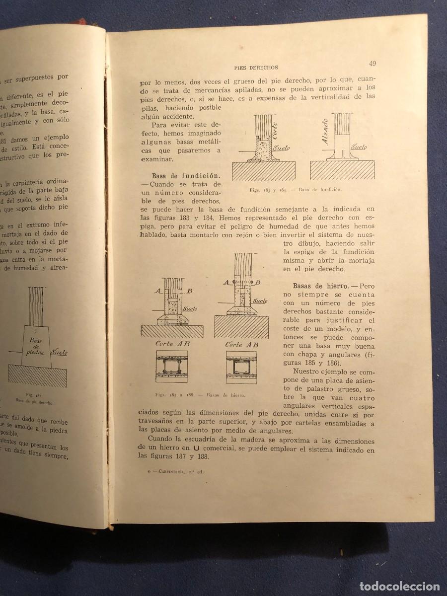 Libros de segunda mano: E. BARBEROT: - TRATADO PRACTICO DE CARPINTERIA - (1946) - Foto 5