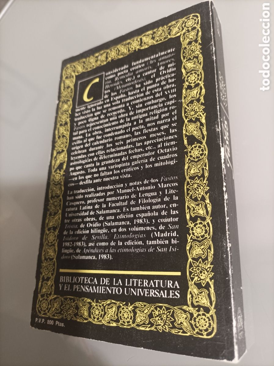 Libros de segunda mano: Publio Ovidio Nadon - Fastos - Foto 2