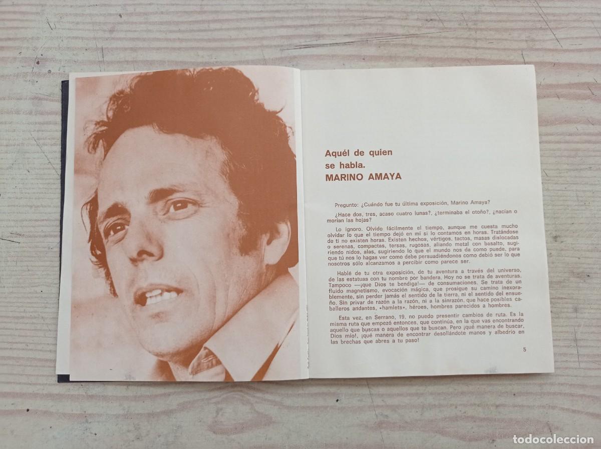 Libros de segunda mano: Marino Amaya - Textos De Ram&oacute;n Faraldo Y Julio Trenas - Foto 3