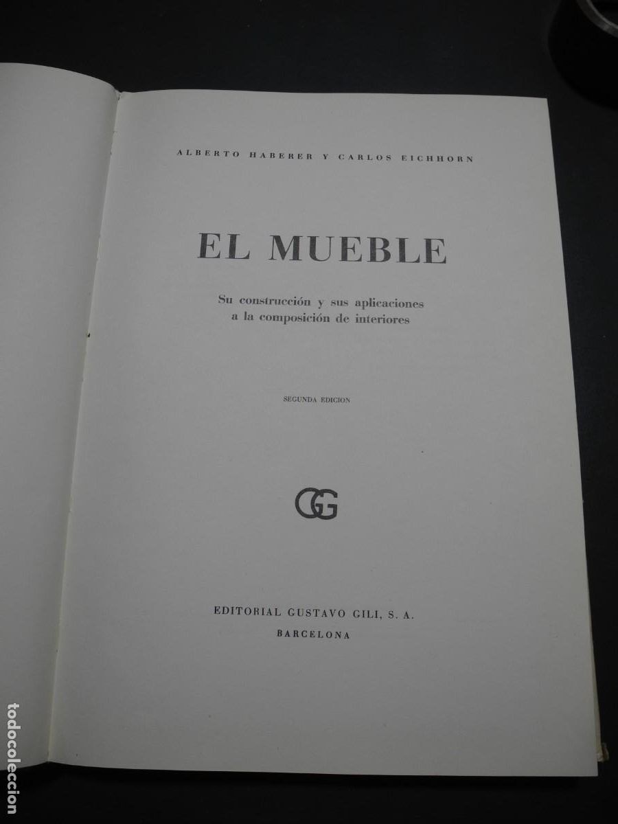 Libros de segunda mano: El mueble. Haberer Eichhorn. Ed. G.G. - Foto 2