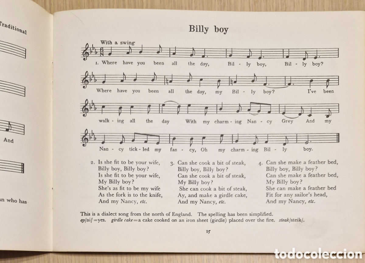 Libros de segunda mano: TIME FOR A SONG - Compiled by W. R. Lee & M. Dodderidge - Foto 4