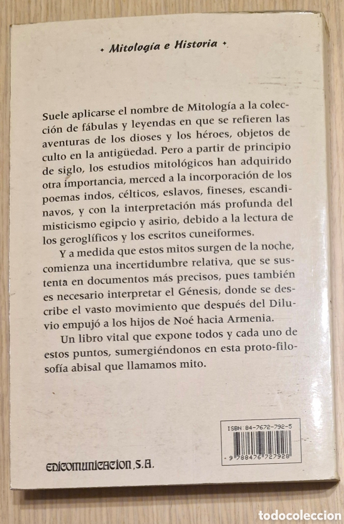 Libros de segunda mano: LOS TIEMPOS MITOL&Oacute;GICOS - Moreau de Jonn&eacute;s - Foto 3