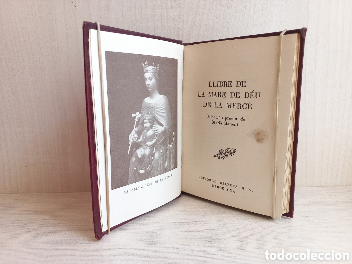 Libros de segunda mano: Llibre de la Mare de D&eacute;u de la Merc&egrave;. Mari&agrave; Manent. Selecta, 1950. Catal&aacute;n. - Foto 4