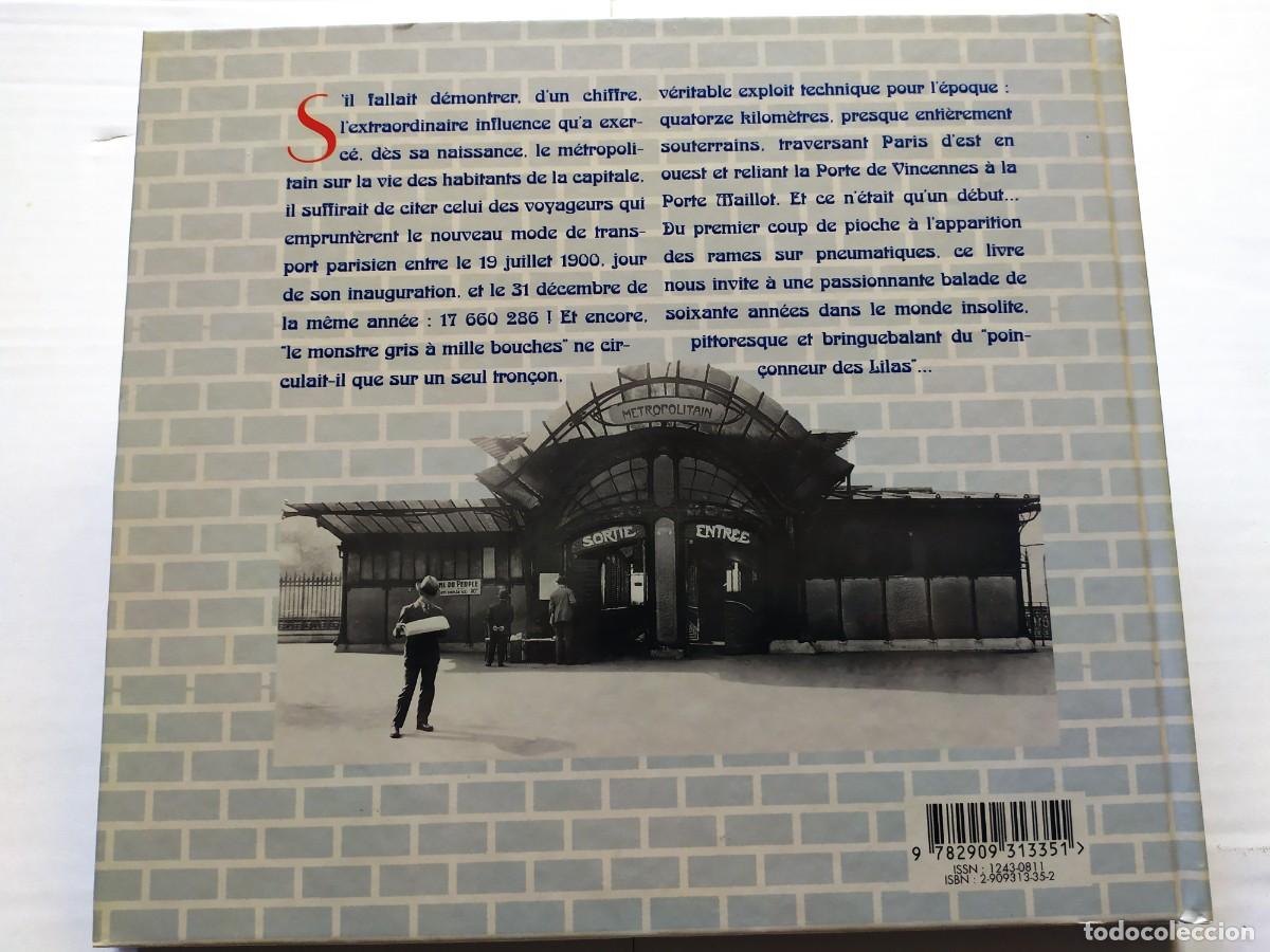 Libros de segunda mano: Libro del Metro de Par&iacute;s : Le Metro de chez nous - Foto 2