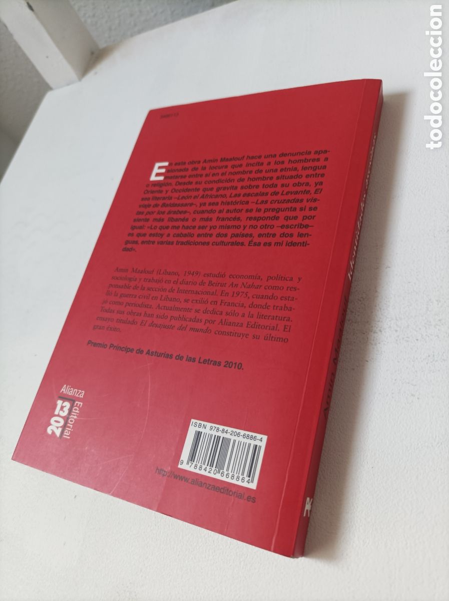 Libros de segunda mano: Anin Maalouf - Identidades asesinas - Foto 2