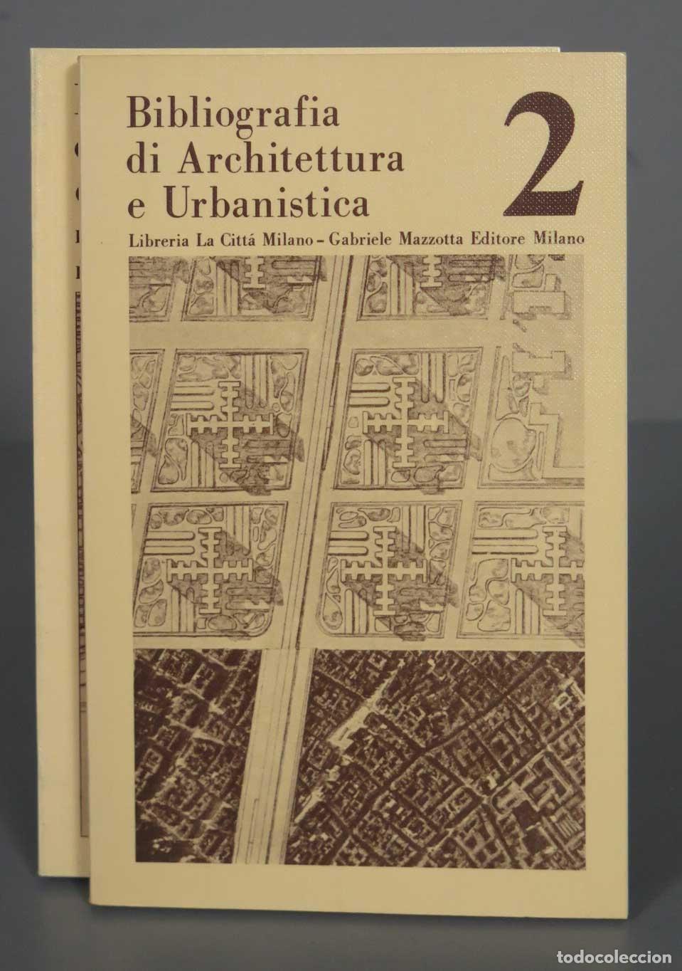 Second hand books: Bibliografia di Architettura e Urbanistica. 2 TOMOS
